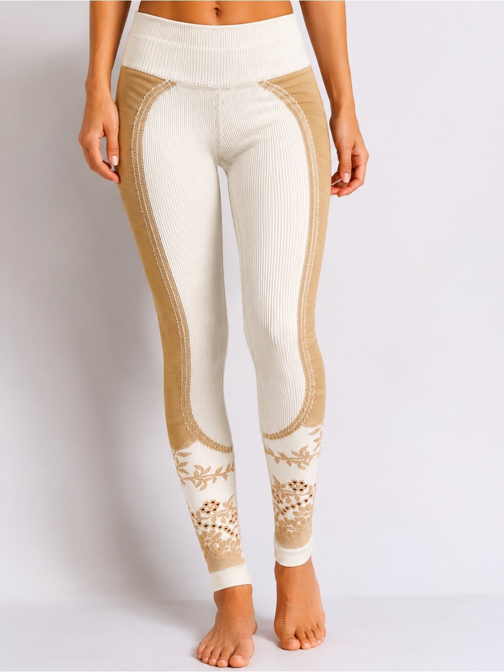 FREE PEOPLE x THE CLASS Seamless Ribbed Leggings